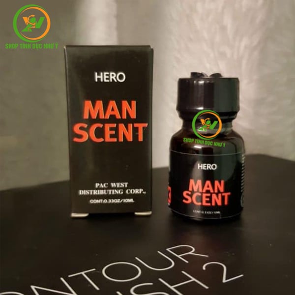 Chai thuốc hít Popper Man Scent 10ml tăng khoái cảm