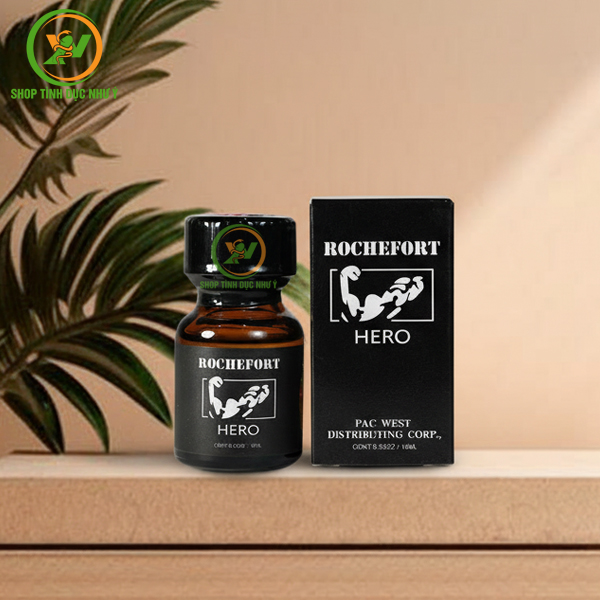 Chai thuốc hít Popper Rochefort Hero 10ml tăng khoái cảm