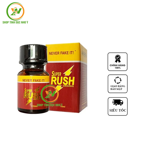 Chai thuốc hít Popper Super Rush 10ml tăng khoái cảm