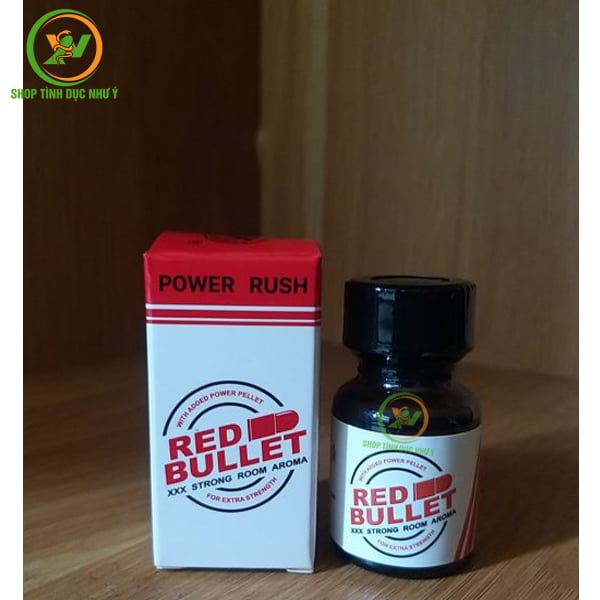 Chai thuốc hít Popper tăng khoái cảm Red Bullet dung tích 10ml