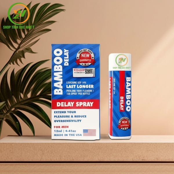 Chai xịt Bamboo Delay hàng USA chống xuất tinh sớm chai 12ml