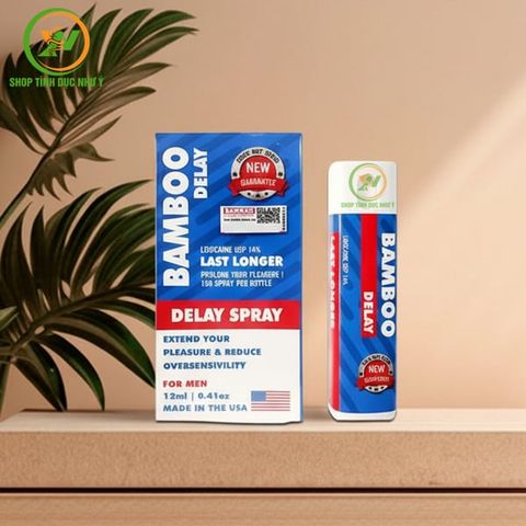 Chai xịt Bamboo Delay hàng USA chống xuất tinh sớm chai 12ml