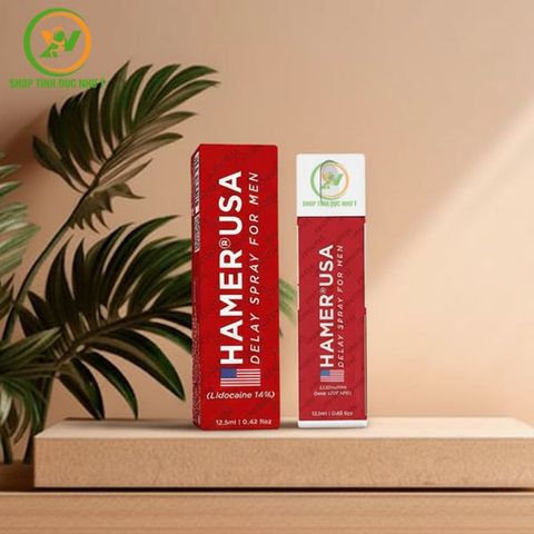Chai xịt HAMER USA  chống xuất tinh sớm hộp 1 chai 12,5ml