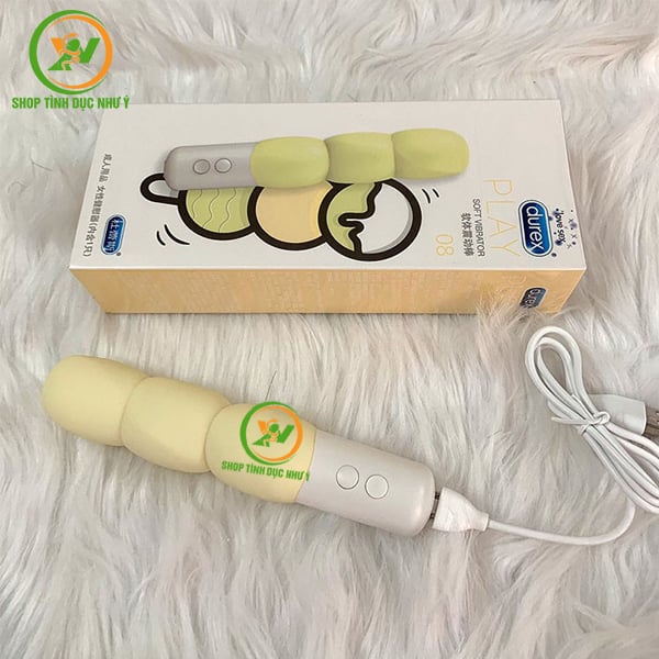 Chày rung Durex Play Soft Vibrator rung cực mạnh cao cấp