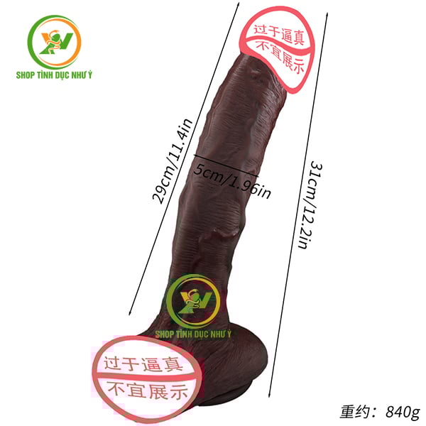 Dương vật Châu Phi 31cm hàng khủng thủ dâm cho nữ