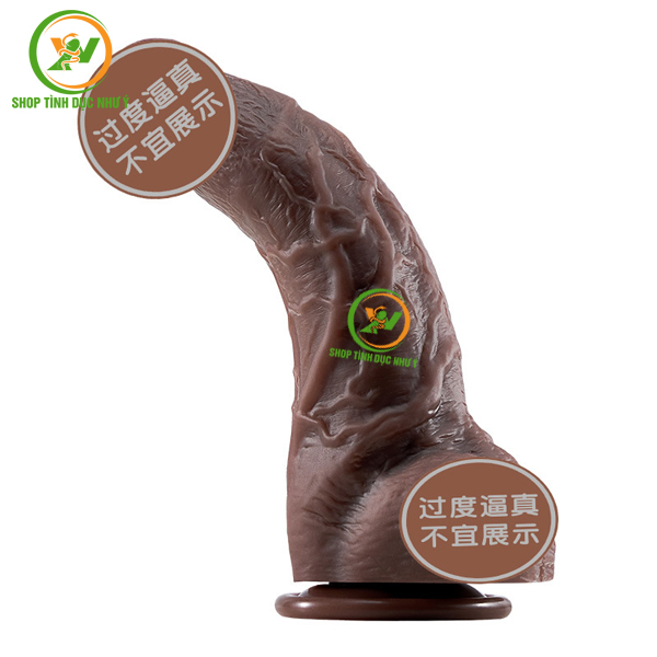 Dương vật giả Châu Phi dáng cong 45 độ hàng khủng