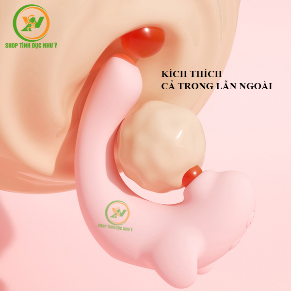 Máy rung hút cá voi con kích thích điểm G điều khiển APP