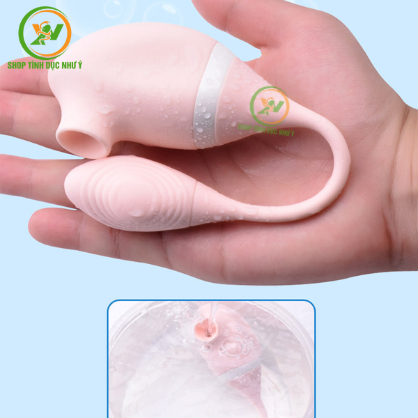 Máy rung hút thủ dâm cho nữ điều khiển bằng app điện thoại