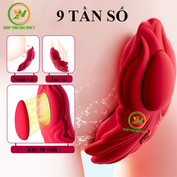 Máy rung massage âm đạo có thể mặc kèm quần lót điều khiển APP