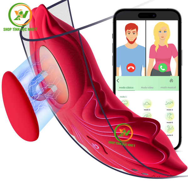 Máy rung massage âm đạo có thể mặc kèm quần lót điều khiển APP
