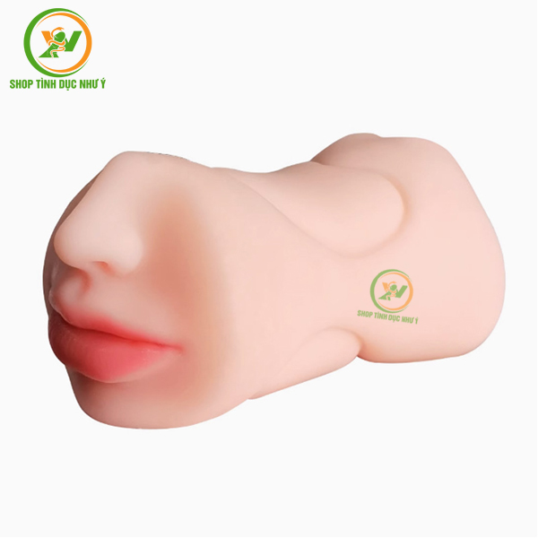 Sextoy búp bê mini cầm tay 2 đầu âm đạo và miệng  thủ dâm