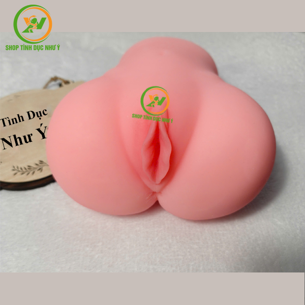Sextoy mông giả trái tim nguyên khối silicon 1,5kg hồng hào