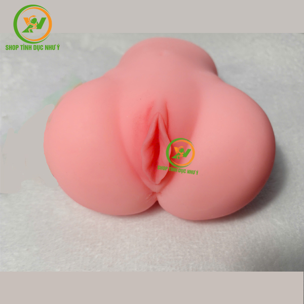 Sextoy mông giả trái tim nguyên khối silicon 1,5kg hồng hào