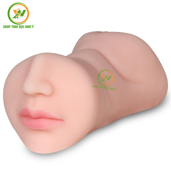 Sextoy thủ dâm cầm tay 2 đầu âm đạo và miệng cho nam
