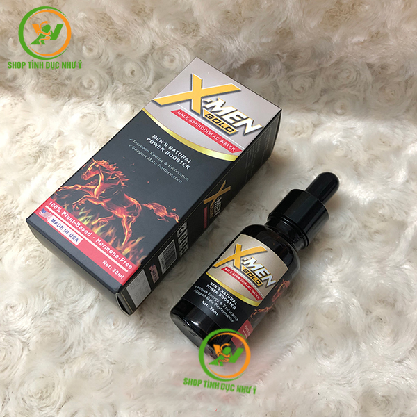 Thuốc kích dục Nam dạng nước cực mạnh X-men Gold