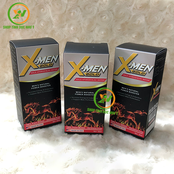 Thuốc kích dục Nam dạng nước cực mạnh X-men Gold