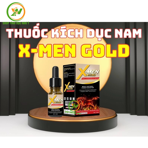 Thuốc kích dục Nam dạng nước cực mạnh X-men Gold