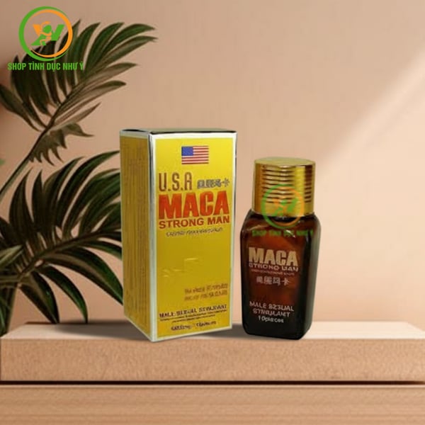 Thuốc kích dục Nam dạng viên Maca Strong Man