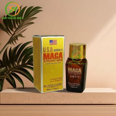 Thuốc kích dục Nam dạng viên Maca Strong Man