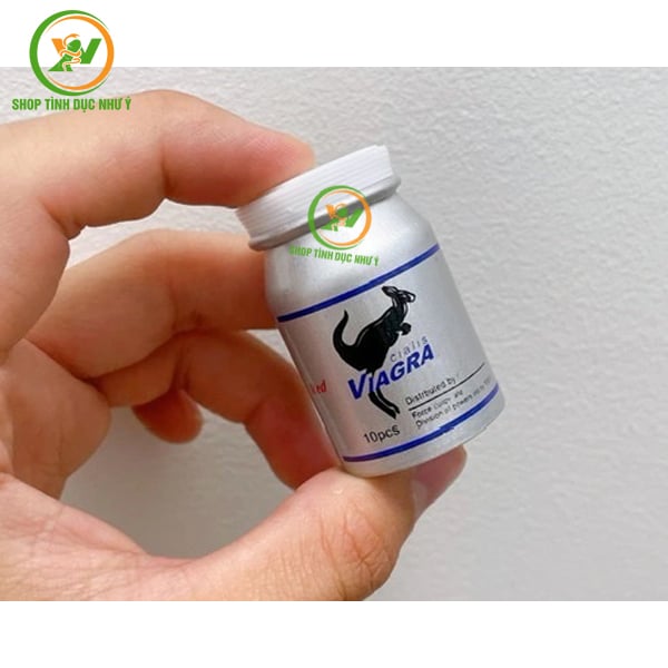 Thuốc kích dục Nam dạng viên Red Viagra 200mg hộp 10 viên