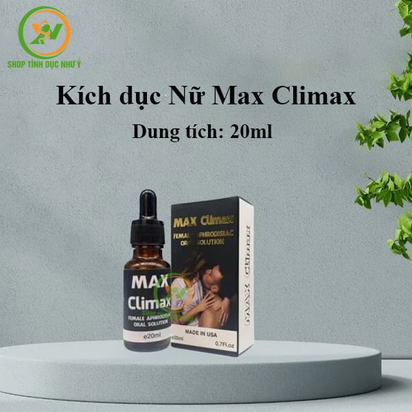 Thuốc kích dục Nữ Max Climax cao cấp dạng nước 20ml