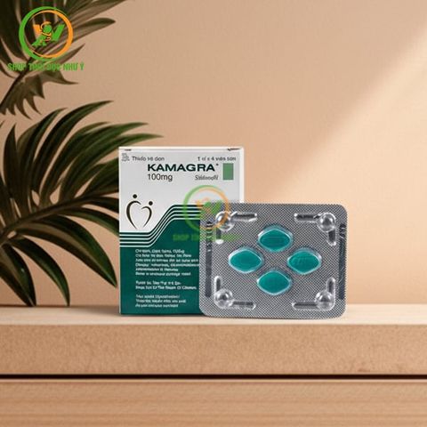 Thuốc kích dục tăng cường sinh lý nam KAMAGRA 100mg dạng viên