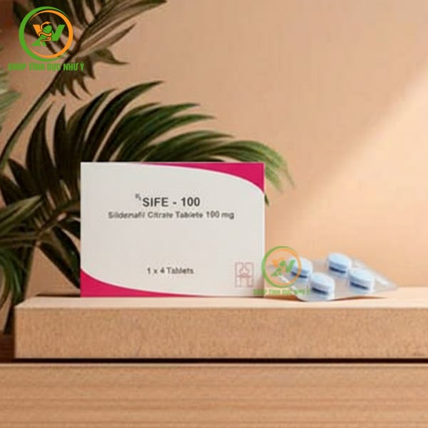 Thuốc kích dục tăng cường sinh lý nam SIFE 100mg hộp 4 viên