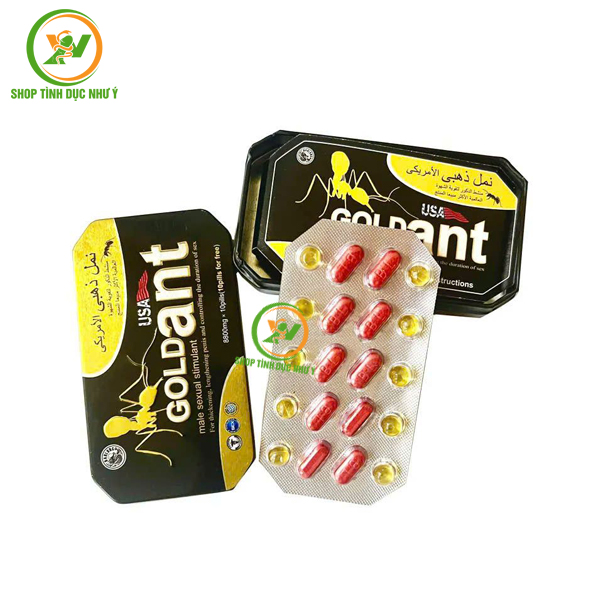 Thuốc tăng cường sinh lý nam GOLD Ant USA dạng viên