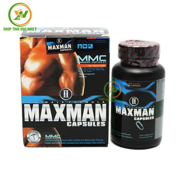 Thuốc tăng cường sinh lý nam Maxman II Capsules 60 viên