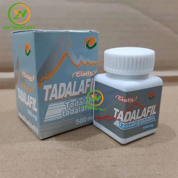 Thuốc tăng cường sinh lý nam Tadalafil 500mg dạng viên