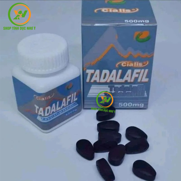 Thuốc tăng cường sinh lý nam Tadalafil 500mg dạng viên