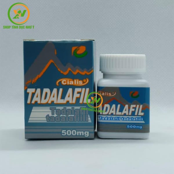 Thuốc tăng cường sinh lý nam Tadalafil 500mg dạng viên