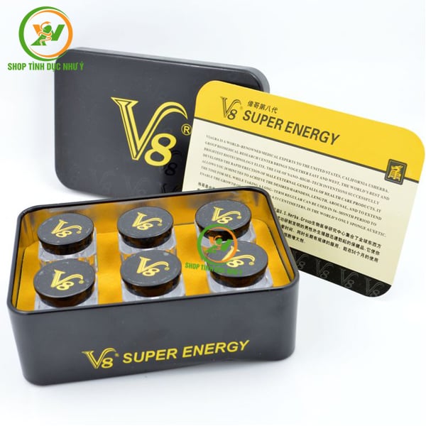 Thuốc tăng cường sinh lý nam V8 Super Energy