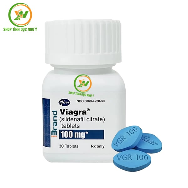 Thuốc tăng cường sinh lý nam Viagra dạng viên 100mg