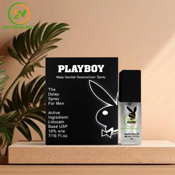 Thuốc xịt Playboy Đen kéo dài thời gian quan hệ cực mạnh