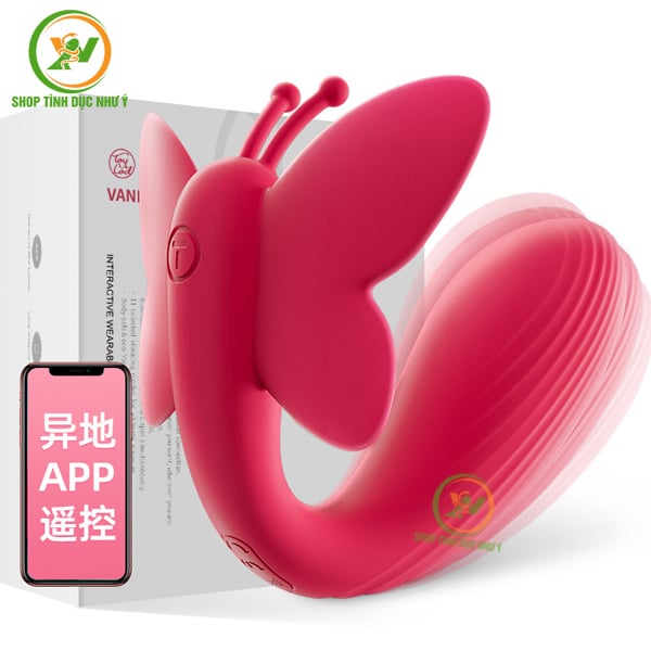 Trứng rung 11 chế độ Svakom điều khiển bằng App đuôi cánh bướm