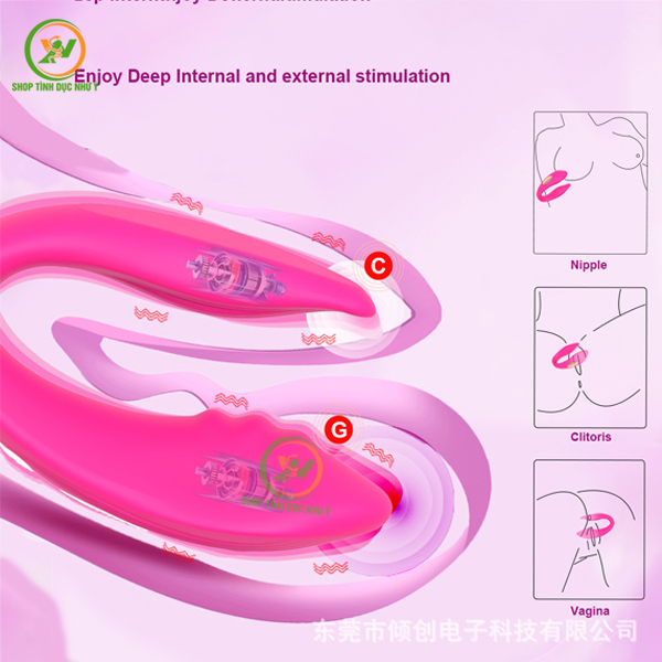 Trứng rung 2 đầu Enjoy điều khiển từ xa kiểu dáng sang trọng