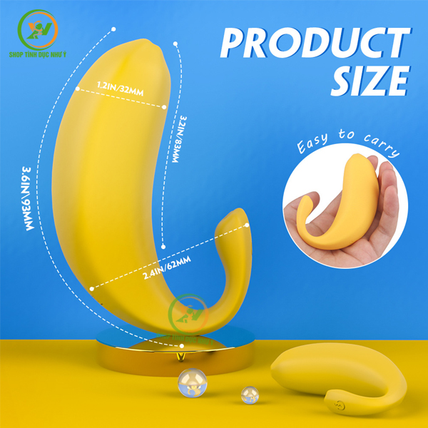 Trứng rung ngụy trang hình quả chuối S-Hande Naughty Banana