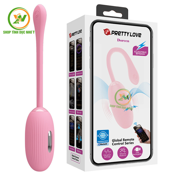 Trứng rung Pretty Love Doreen điều khiển bluetooth từ xa