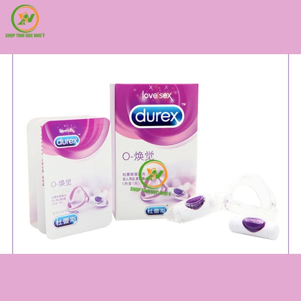 Vòng đeo dương vật chống xuất tinh sớm kèm rung Durex