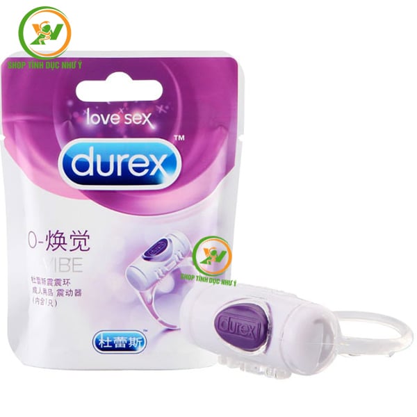 Vòng đeo dương vật kèm rung gia tăng khoái cảm Durex