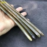  Lược sừng trâu chuôi vát Mnistore, bền đẹp, gỡ rối, giúp tóc suôn mượt tự nhiên 