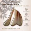 Bộ Massage Mặt Gồm Guasha Nâng Cơ & Cày Bi Mnistore Chế Tác Từ Sừng Trâu, Kích Thước 9-11cm, Độ Dày 4mm-1cm, Dụng Cụ Massage Vừa An Toàn Và Vừa Mang Lại Cảm Giác Thư Giãn 