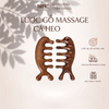  Lược gỗ massage đàn hương Mnistore dáng cá heo, hai phong cách có lỗ và không lỗ, Thiết kế nhỏ gọn, đa năng, có thể dùng để đả thông kinh lạc và hỗ trợ cải thiện giấc ngủ. 