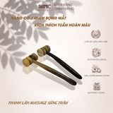  Thanh Lăn Massage Mặt Sừng Trâu Kích Thước 15cm, Thiết Kế 4 Bánh Lăn Tay Cầm Tiện Lợi, Giúp kích thích tuần hoàn máu, nâng cơ mặt và giảm sưng/bọng mắt hiệu quả 