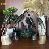  Tượng Điêu Khắc Sừng Trâu Hình Con Cò – Tác Phẩm Thủ Công Nghệ Thuật Độc Đáo & Đầy Ý Nghĩa 