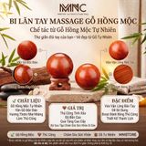  Dụng Cụ Bi Lăn Tay Gỗ Hương – Dụng Cụ Massage Bàn Tay Thủ Công Từ Gỗ Hương Tự Nhiên - Giúp thư giãn, tăng cường lưu thông máu huyết, giảm tê mỏi tay chân và căng thẳng. 
