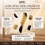  Lược sừng trâu kiểu dáng chuôi vát Mnistore kích thước 18cm - 20cm,Lược Chải Tóc & Lược Massage Đầu Chế Tác Thủ Công Từ Sừng Trâu Tự Nhiên 