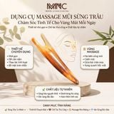  Dụng cụ massage mũi sừng trâu Mnistore kích thước 10-12cm màu sắc đen và trắng, giúp kích thích tuần hoàn máu, hỗ trợ định hình dáng mũi thon gọn, sống mũi cao tự nhiên, đồng thời làm giãn cơ mặt 