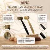  Thanh Lăn Massage Mặt Sừng Trâu Kích Thước 15cm, Thiết Kế 4 Bánh Lăn Tay Cầm Tiện Lợi, Giúp kích thích tuần hoàn máu, nâng cơ mặt và giảm sưng/bọng mắt hiệu quả 